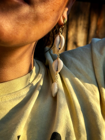 Cowrie Dangle Earrings