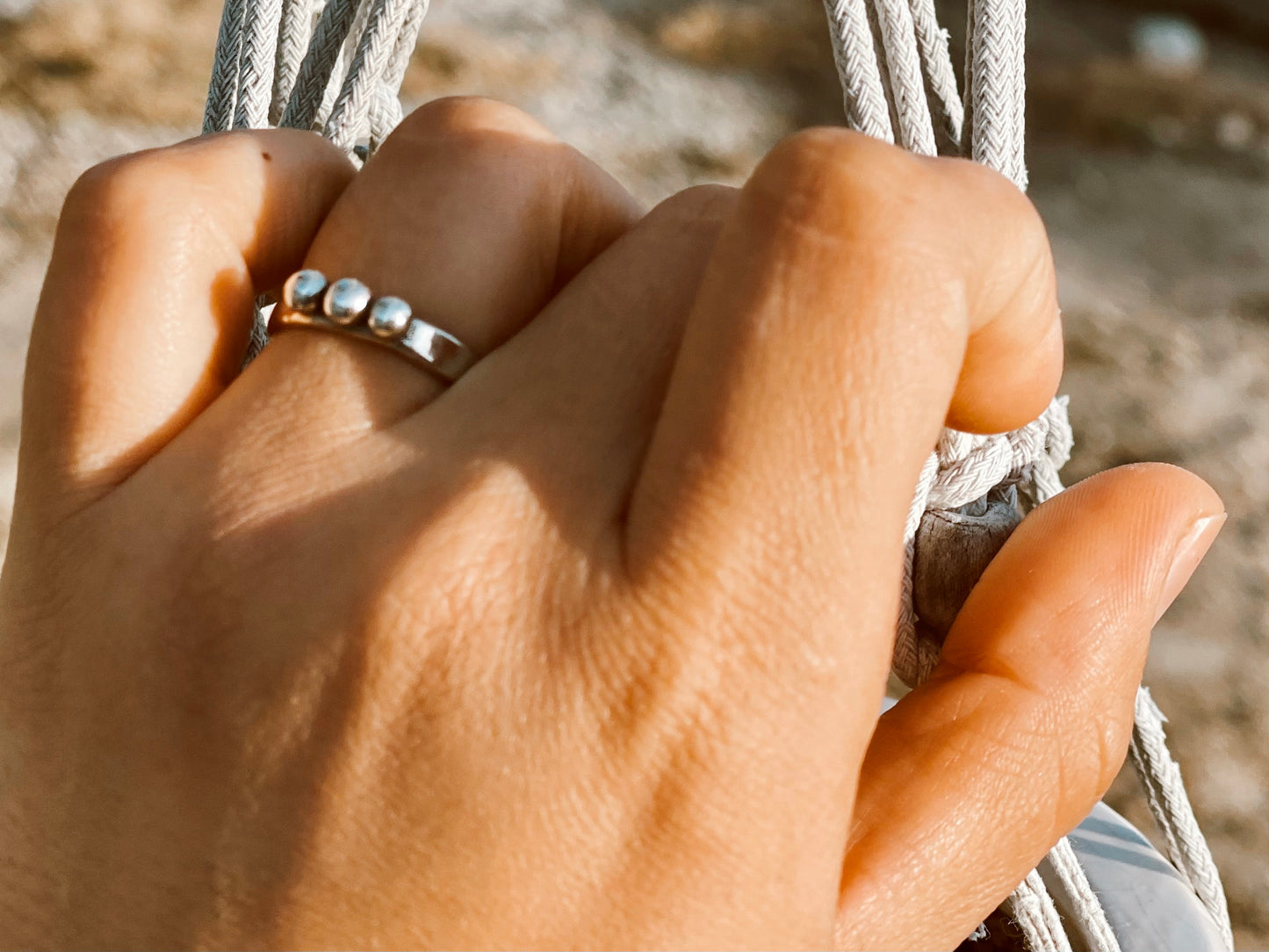 Beaded Bandit Ring